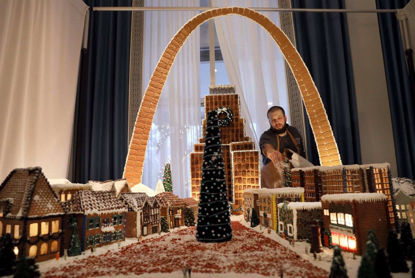 Chase Park Plaza Gingerbread houses